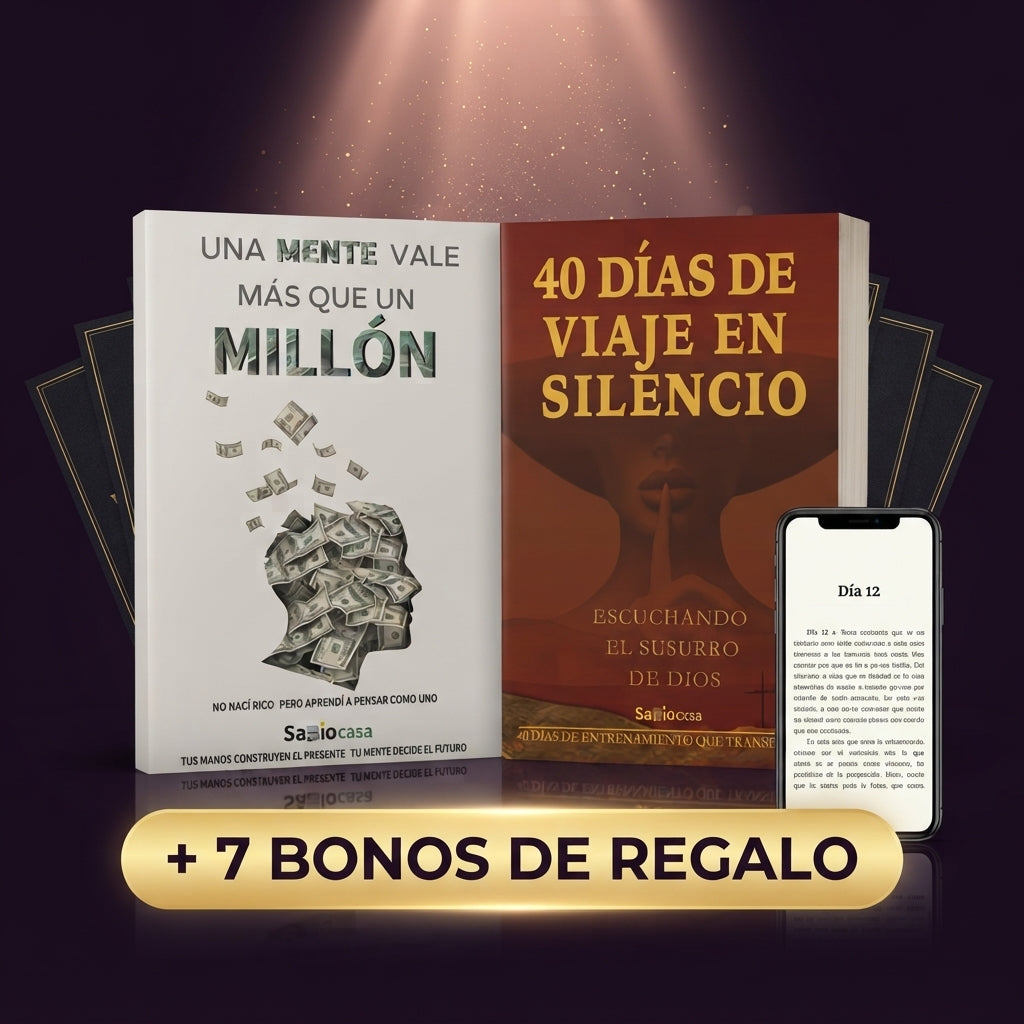 Combo 40 días de transformación (40 Días de viaje en silencio + Una mente vale más que 1 millon) - Descarga Inmediata